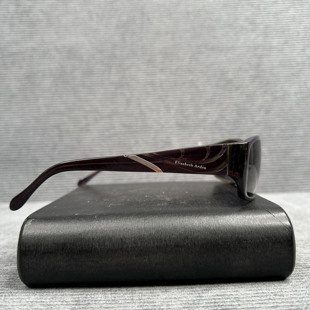 Elizabeth Arden EA5146 Plum‎ Purple Rectangular Sunglass Women Eyewear 59-18-135